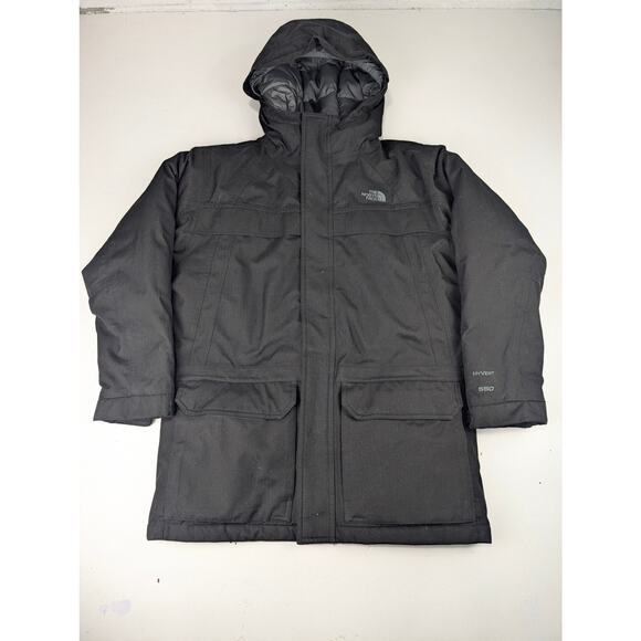 The North Face Youth L (14-16) 550 Hyvent Goose Down Black Parka - Picture 7 of 10